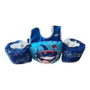 Speedo Splash Jammer Life Jacket Vest - Blue Shark Toddler boy Floaties